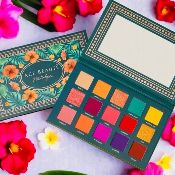 Ace Beaute Nostagia- Eye Shadow Palette. 15 shades - Picture 2 of 7